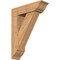 Ekena Millwork Traditional Traditional Smooth Bracket w/ Offset Brace, Western Red Cedar, 7 1/2"W x 26"D x 34"H BKT0806X26X34TRA01SWR - alternate 1